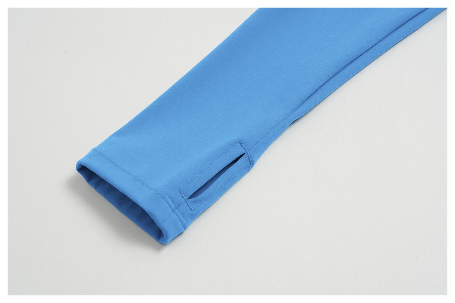 Thumb hole cuff yoga zipper top long sleeve athletic jacket