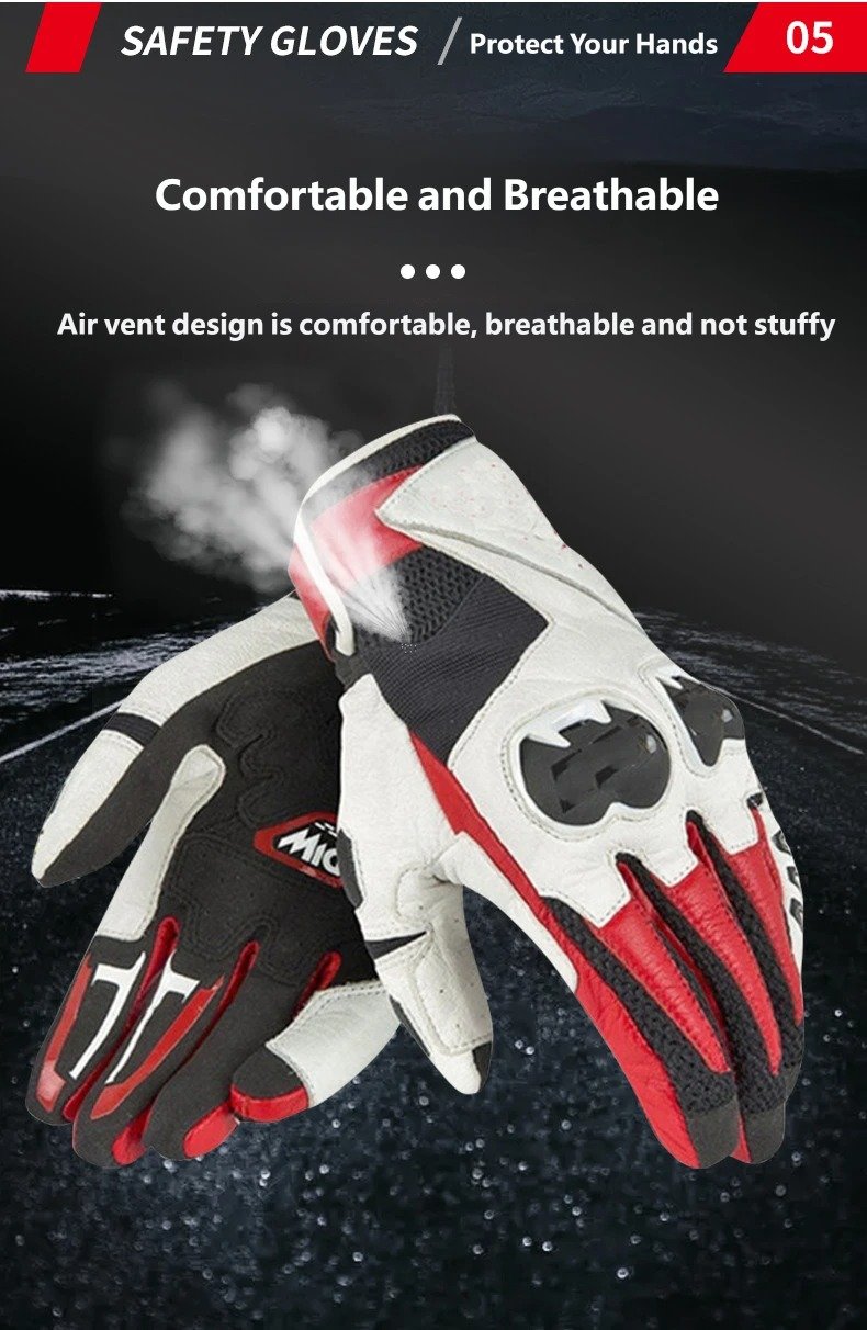 Selling points of red universal riding gloves