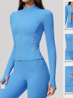 Sales details of blue yoga clothes