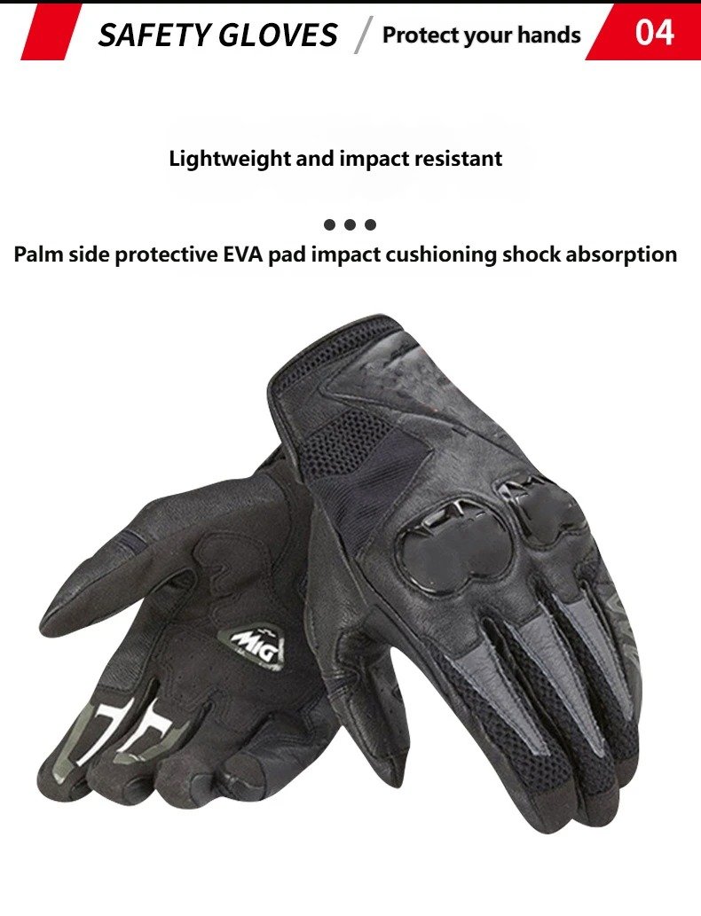 Selling points of black universal riding gloves
