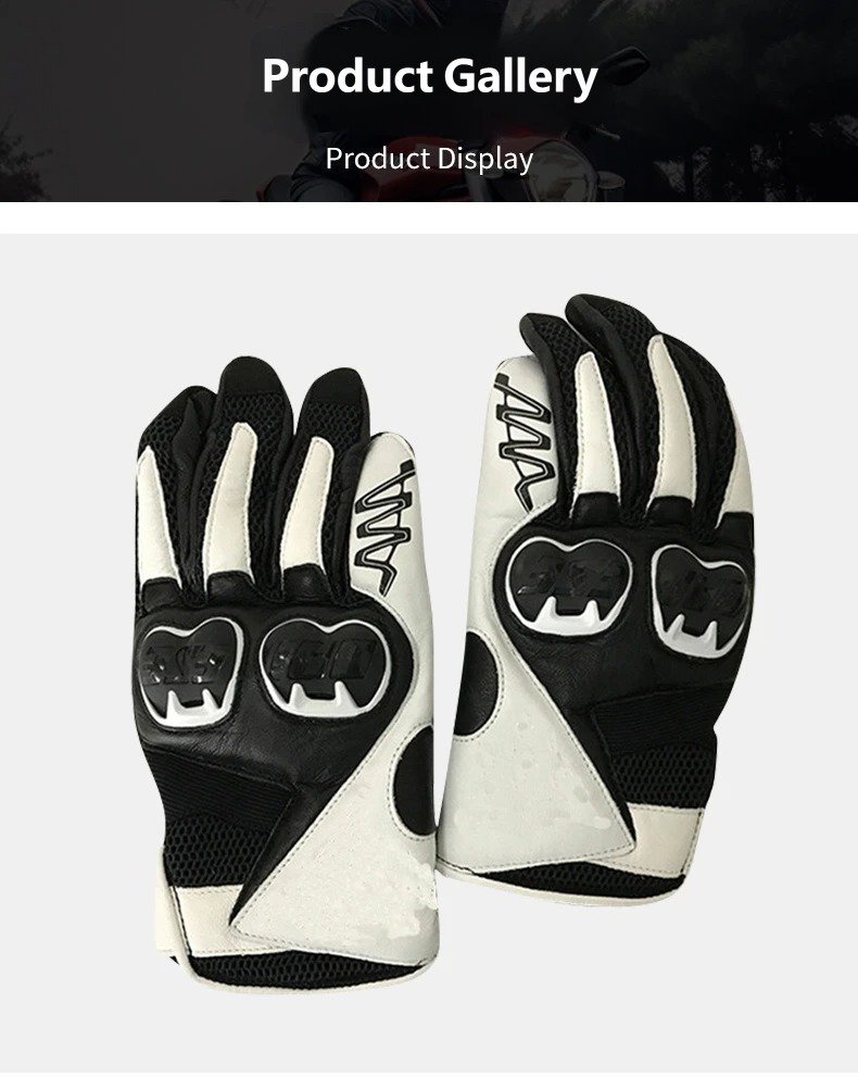Selling points of white universal riding gloves