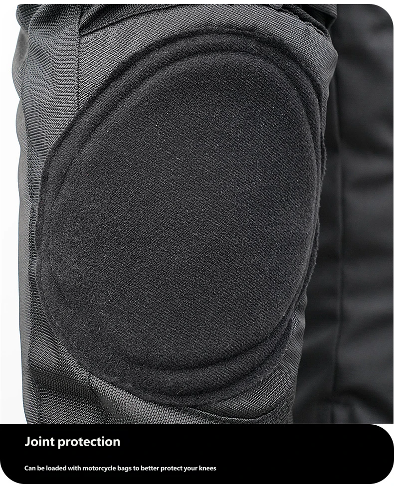 Close-up image of knee protection details