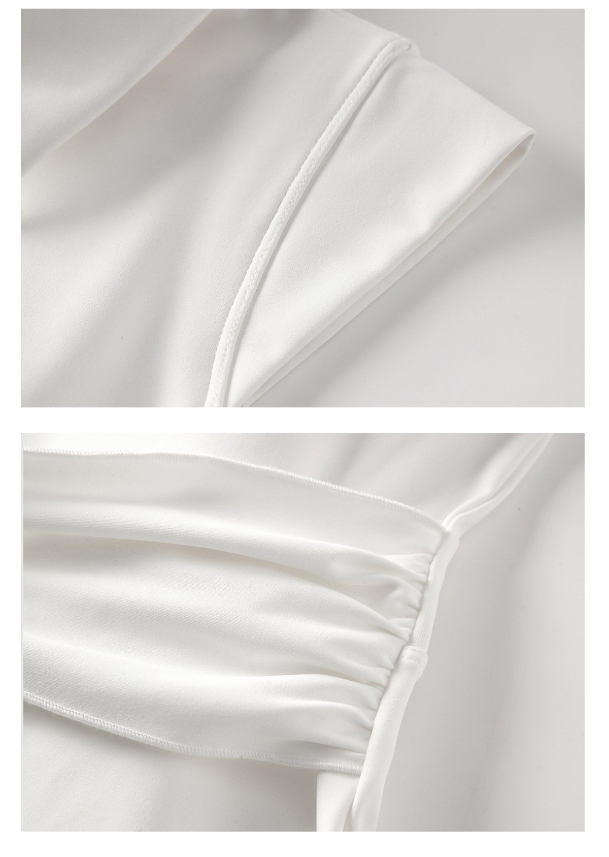 White cuffs, with bow detail