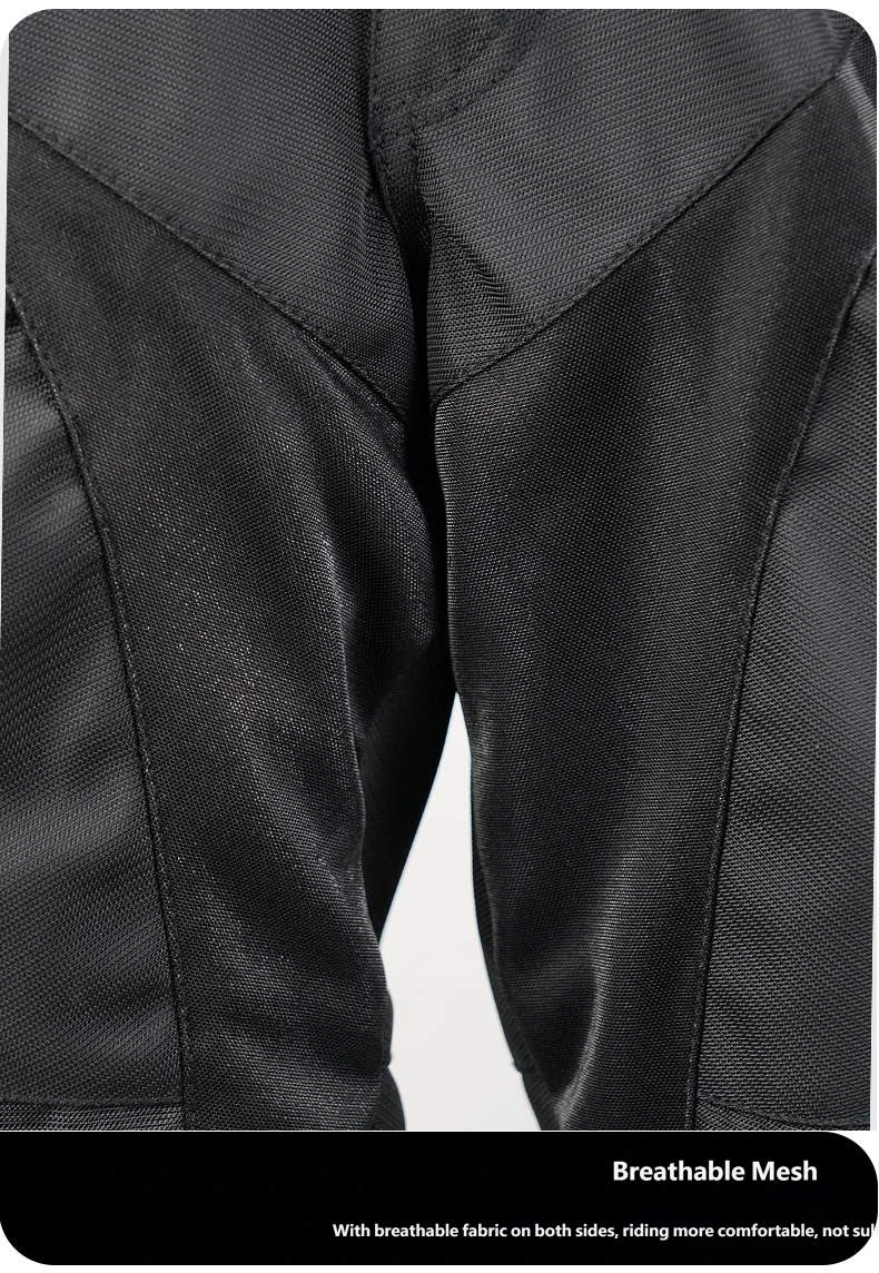 Detail display of breathable fabric in the crotch area of anti-fall cycling pants